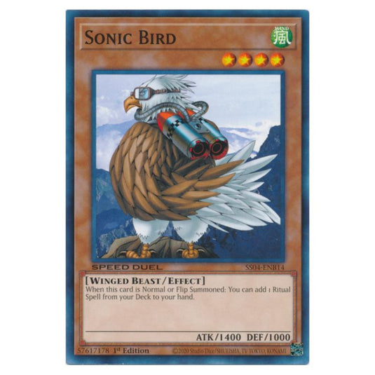 Yu-Gi-Oh! - Speed Duel Starter Decks - Match of the Millennium - Sonic Bird (Common) SS04-ENB14