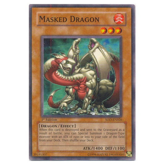 Yu-Gi-Oh! - Soul of the Duelist - Masked Dragon (Common) SOD-EN026