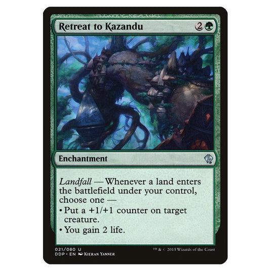 Magic the Gathering - Duel Decks: Zendikar vs. Eldrazi - Retreat to Kazandu - 21