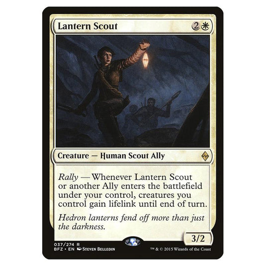 Magic The Gathering - Battle For Zendikar - Lantern Scout - 37/274