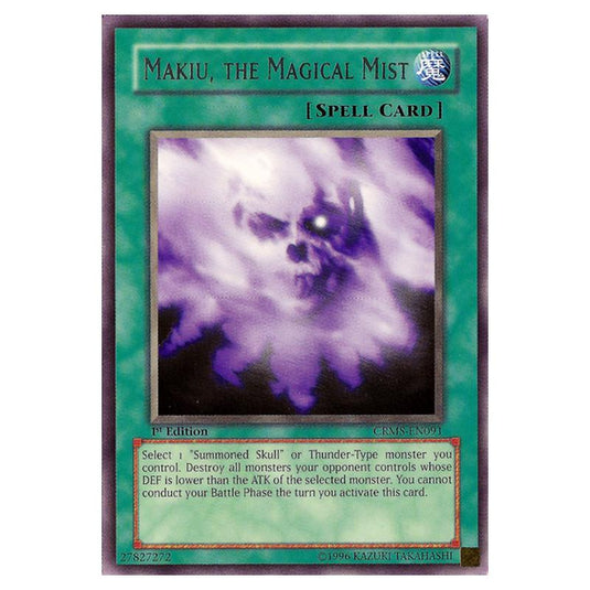 Yu-Gi-Oh! - Crimson Crisis - Makiu, the Magical Mist (Rare) CRMS-EN091