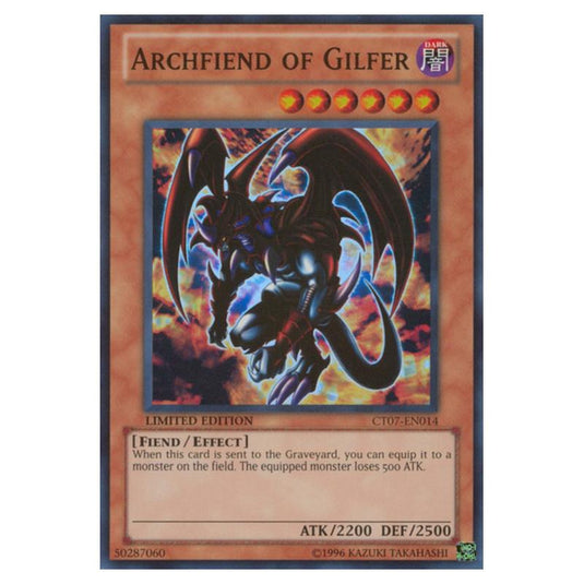 Yu-Gi-Oh! - Collectible Tins 2010 Wave 1 - Archfiend of Gilfer (Super Rare) CT07-EN014