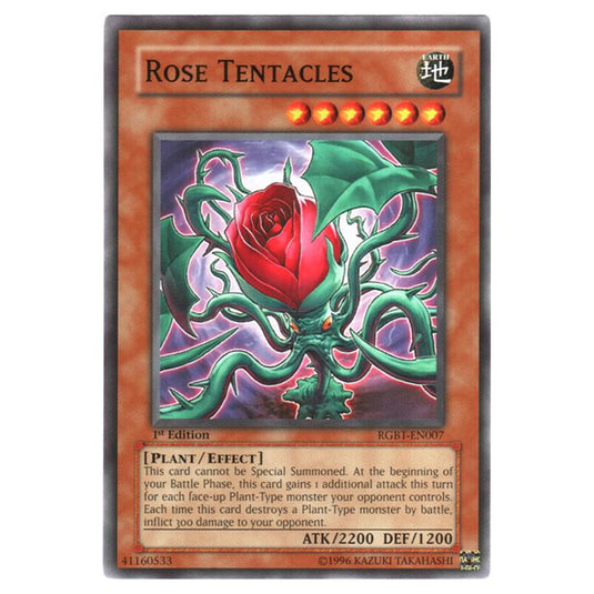 Yu-Gi-Oh! - Raging Battle - Rose Tentacles (Common) RGBT-EN007