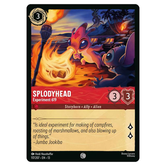 Lorcana - Attack of the Vine - Splodyhead - Experiment 619 (Common) - 117/207