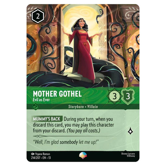 Lorcana - Attack of the Vine - Mother Gothel - Evil as Ever (Epic) - 214/207