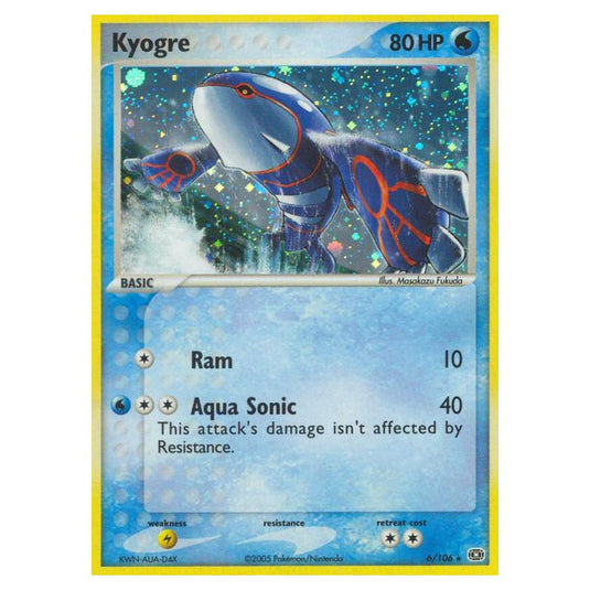 Pokemon - INSERT SERIES HERE - Emerald - Kyogre - 6/106