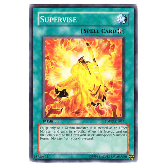 Yu-Gi-Oh! - Warriors' Strike Structure Deck - Supervise (Common) SDWS-EN017