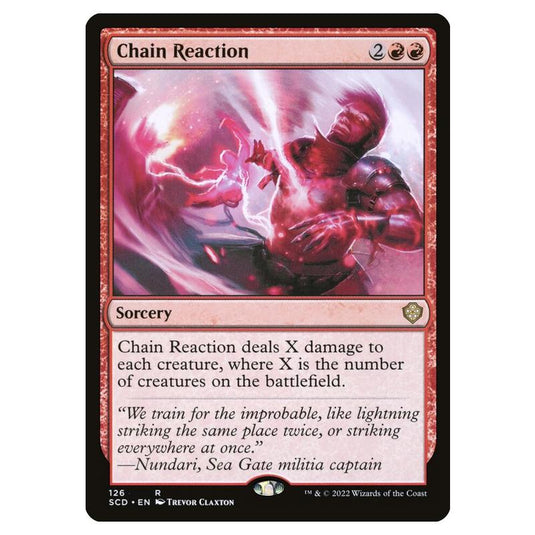 Magic the Gathering - Starter Commander Decks - Chain Reaction - 126