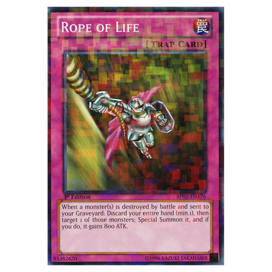 Yu-Gi-Oh! - Battle Pack 2 - War of the Giants - Rope of Life (Mosaic Rare) BP02-EN176