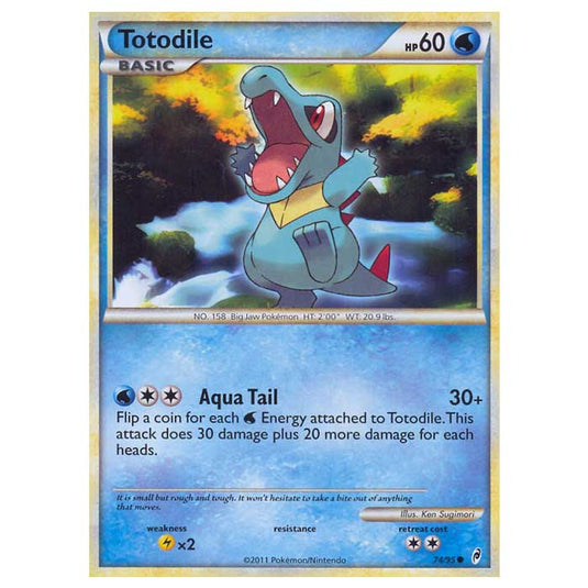 Pokemon - Call of Legends - Totodile 74/95