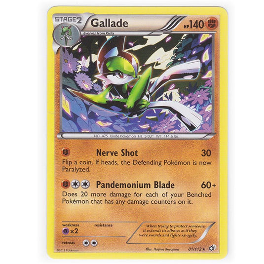 Pokemon - Black & White - Legendary Treasures - Gallade - 81/113