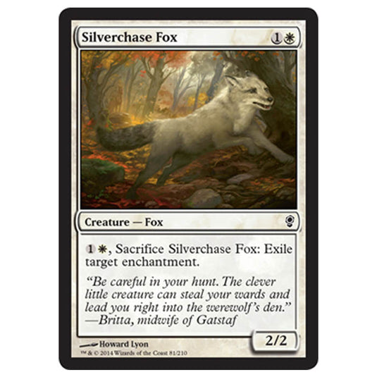 Magic the Gathering - Conspiracy - Silverchase Fox - 81/210