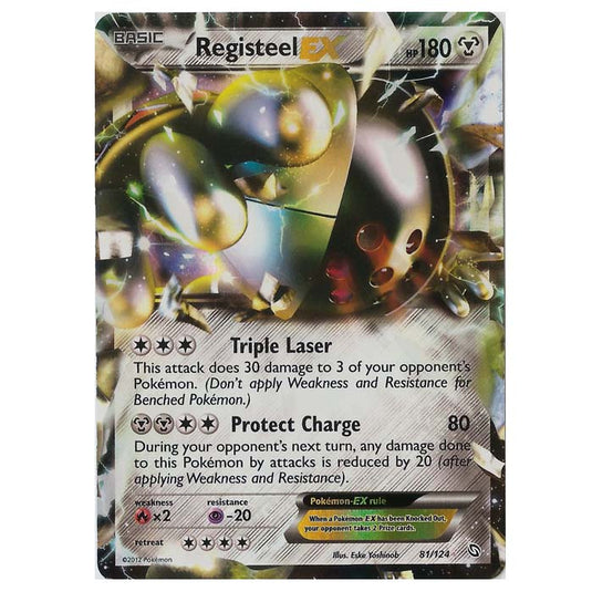 Pokemon - Black & White - Dragons Exalted - Registeel-EX - 81/124