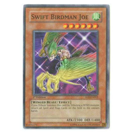 Yu-Gi-Oh! - Enemy of Justice - Swift Birdman Joe (Common) EOJ-EN012