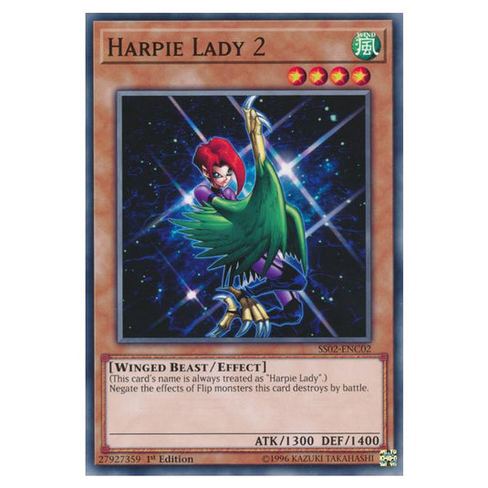 Yu-Gi-Oh! - Speed Duel Starter Decks - Duelists of Tomorrow - Harpie Lady 2 (Common) SS02-ENC02