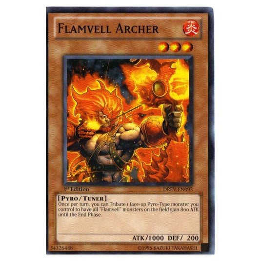 Yu-Gi-Oh! - Duelist Revolution - Flamvell Archer (Common) DREV-EN095