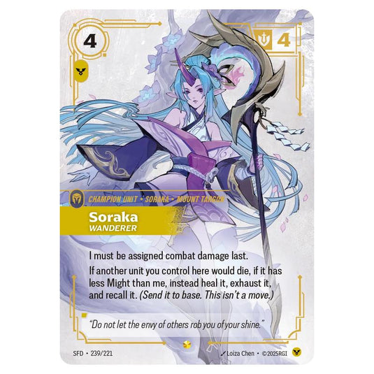 Riftbound: League of Legends TCG - Spiritforged - Soraka - Wanderer - 239/221
