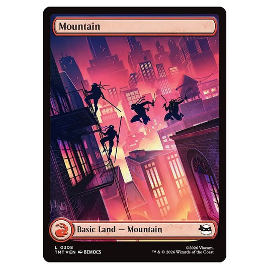 Magic The Gathering - Teenage Mutant Ninja Turtles - Mountain - 0308