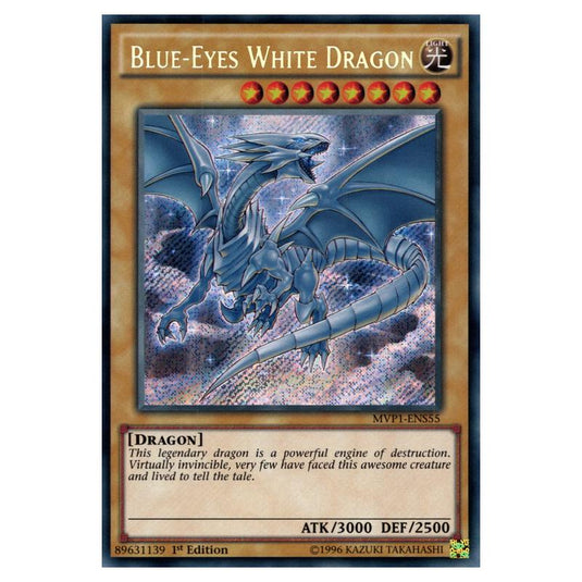 Yu-Gi-Oh! - Yu-Gi-Oh! The Dark Side of Dimensions Movie Pack Secret Edition - Blue-Eyes White Dragon (Secret Rare) MVP1-ENS55