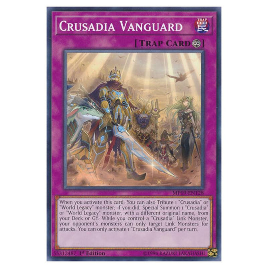 Yu-Gi-Oh! - 2019 Gold Sarcophagus Tin Mega Pack - Crusadia Vanguard (Common) MP19-EN128