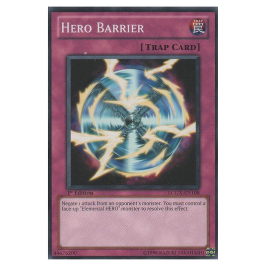 Yu-Gi-Oh! - Legendary Collection 2 - The Duel Academy Years Mega Pack - Hero Barrier (Common) LCGX-EN108