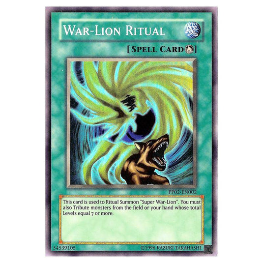 Yu-Gi-Oh! - Premium Pack 2 (TCG) - War-Lion Ritual (Super Rare) PP02-EN002