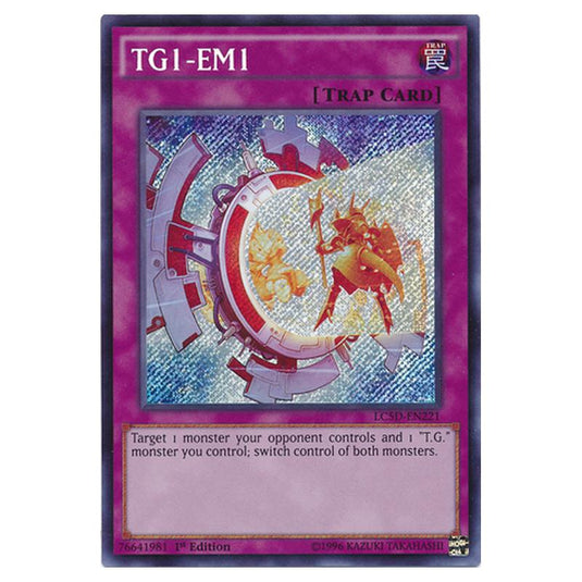 Yu-Gi-Oh! - Legendary Collection 5D's Mega Pack - TG1-EM1 (Secret Rare) LC5D-EN221