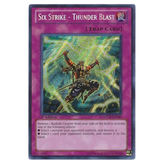 Yu-Gi-Oh! - Storm of Ragnarok - Six Strike - Thunder Blast (Secret Rare) STOR-EN089
