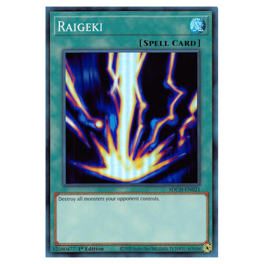 Yu-Gi-Oh! - Structure Deck - Spirit Charmers - Raigeki (Super Rare) SDCH-EN021