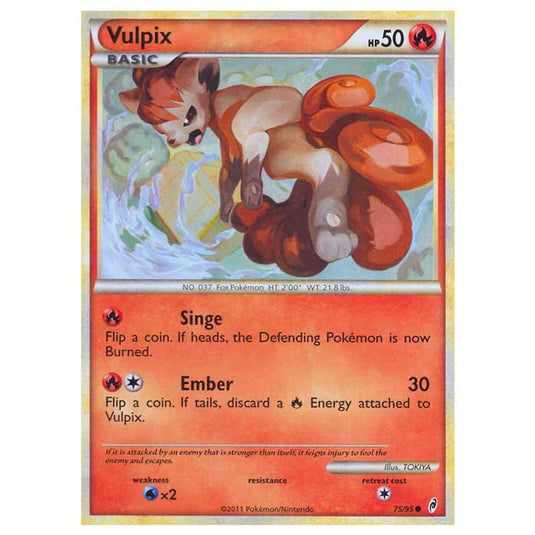 Pokemon - Call of Legends - Vulpix 75/95