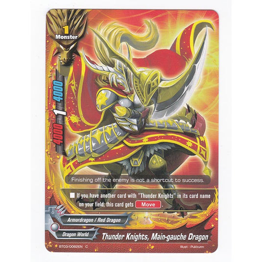 Future Card Buddyfight - Drums Adventures - Thunder Knights, Main-gauche Dragon - 82/105