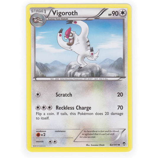 Pokemon - XY Furious Fists - Vigoroth - 82/111