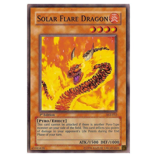 Yu-Gi-Oh! - Ancient Sanctuary - Solar Flare Dragon (Common) AST-032