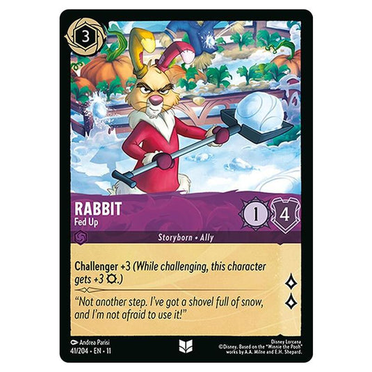 Lorcana - Winterspell - Rabbit - Fed Up (Uncommon) - 041/204