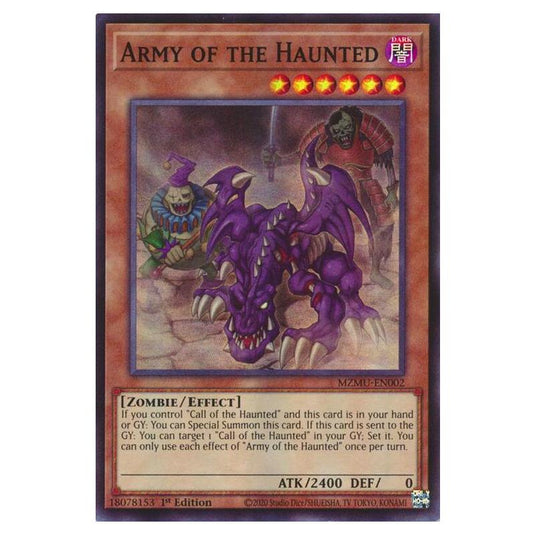 Yu-Gi-Oh! - Maze of Muertos - Army of the Haunted (Super Rare) - MZMU-EN002