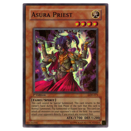 Yu-Gi-Oh! - Legacy of Darkness - Asura Priest (Super Rare) LOD-071