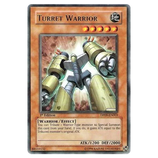 Yu-Gi-Oh! - Duelist Pack - Yusei Fudo 2 - Turret Warrior (Rare) - DP09-EN003