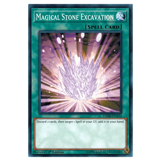 Yu-Gi-Oh! - Legendary Hero Decks - Magical Stone Excavation (Common) LEHD-ENA24