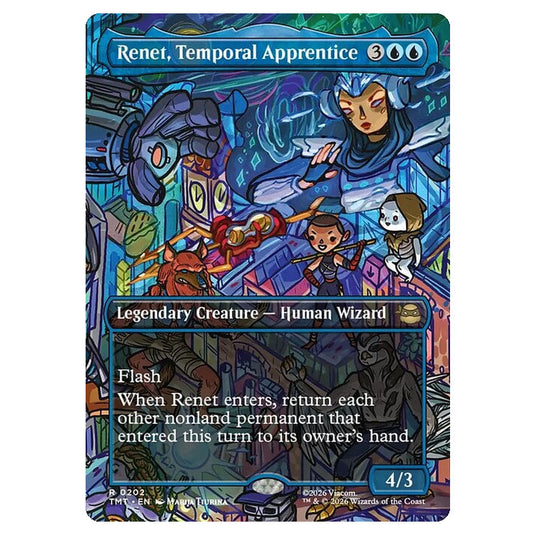 Magic The Gathering - Teenage Mutant Ninja Turtles - Renet, Temporal Apprentice - 0202