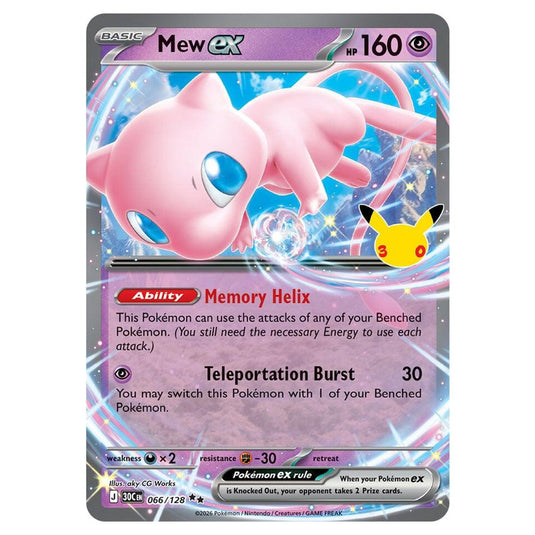 Pokemon - 30th Celebration - Mew ex - 066/128