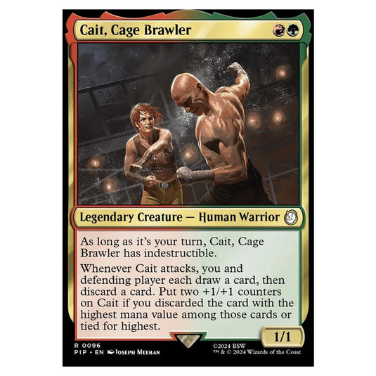 Magic The Gathering - Universes Beyond - Fallout - Cait, Cage Brawler - 0096