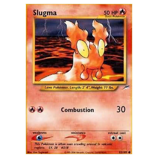 Pokemon - Neo Destiny - Slugma - 082/105