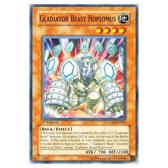 Yu-Gi-Oh! - Gladiator\'s Assault - Gladiator Beast Hoplomus (Common) GLAS-EN022