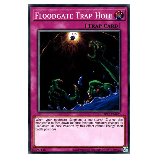 Yu-Gi-Oh! - OTS Tournament Pack 13 - Floodgate Trap Hole (Common) OP13-EN025