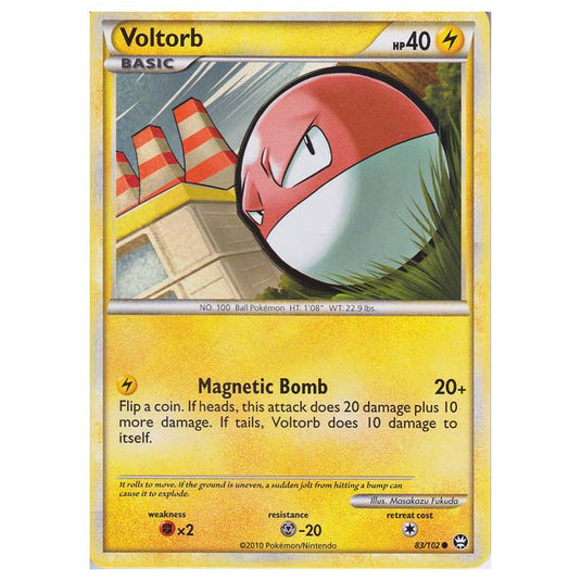 Pokemon - HGSS - Triumphant - Voltorb 83/102