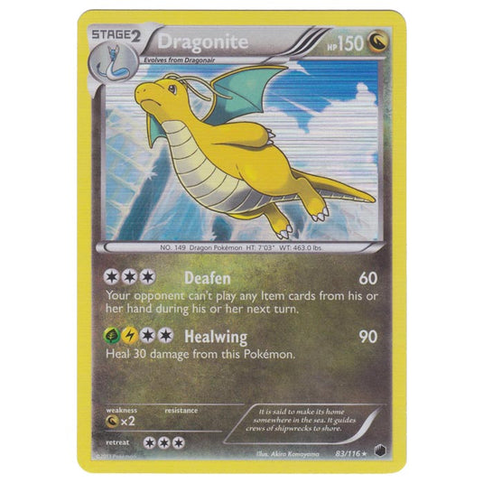 Pokemon - Black & White - Plasma Freeze - Dragonite - 83/116