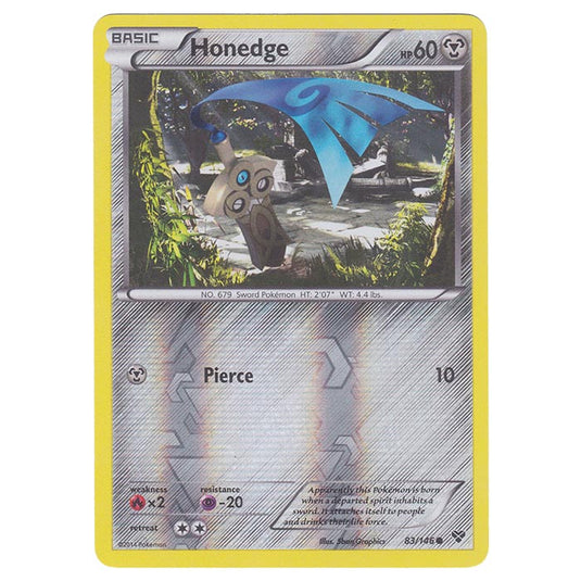 Pokemon - XY Base Set - (Reverse Holo) Honedge - 83/146