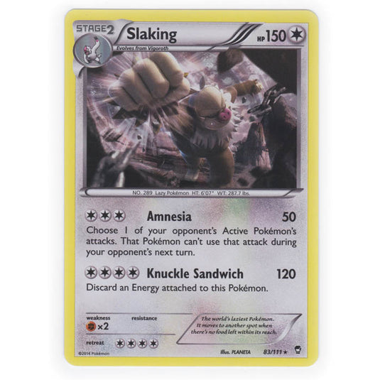 Pokemon - XY Furious Fists - Slaking - 83/111