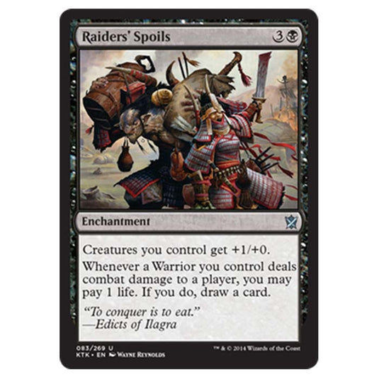 Magic the Gathering - Khans Of Tarkir - Raiders Spoils - 83/269