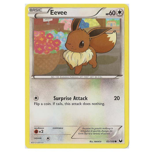 Pokemon - Black & White - Dark Explorers - Eevee - 83/108